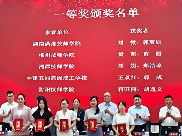 2024年湖南省技工院校教師職業能力大賽 一等獎
